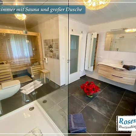 Nordseeurlaub Im Hochwertigen Feriendomizil Rosenhuus Mit Sauna Und Kamin Im Idyllischen Butjadingen Exterior photo